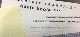 Enseignement secondaire - certification